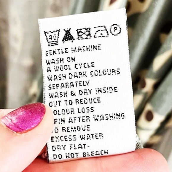 BODEN Collar Jersey True Wrap Stretch Leaf Midi Dress - Picture 13 of 13